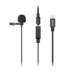 Microfone Lapela Omnidirecional Duplo Conector BY-M2 - IOS/Iphone [BOYA]