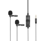 Microfone Lapela Omnidirecional Duplo BY-M1DM - [BOYA]