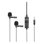 Microfone Lapela Omnidirecional Duplo BY-M1DM - [BOYA]