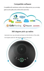 Microfone de Conferência Sem Fio 2.4G Wireless - Imagem 2