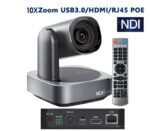 Câmera PTZ com Zoom Óptico 10x | Full HD 1080p 60fps – Videoconferência